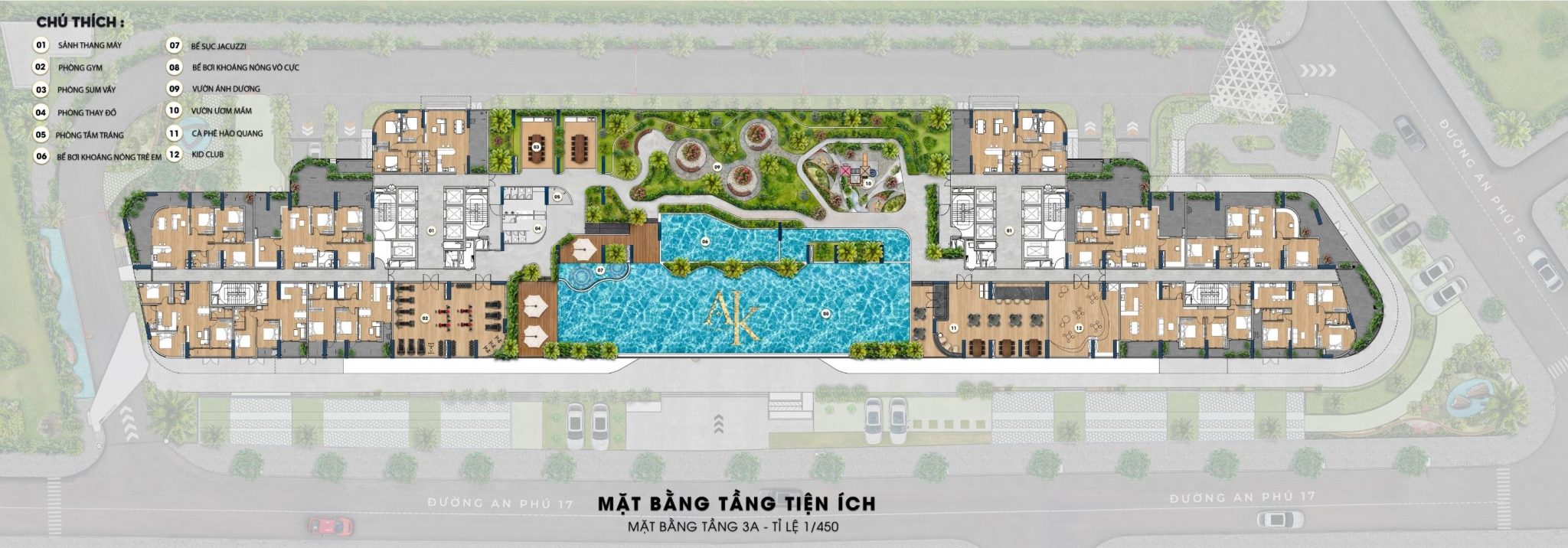 Mặt bằng tầng 3A